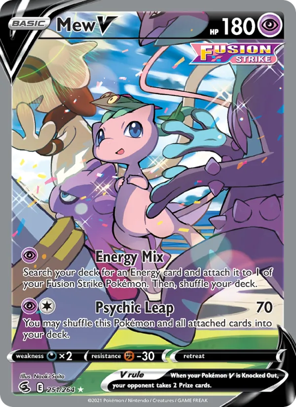 Mew V 251 from Fusion Strike