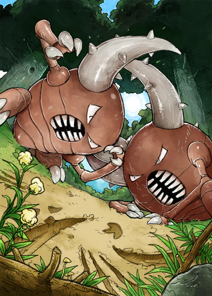 Pinsir artwork.
