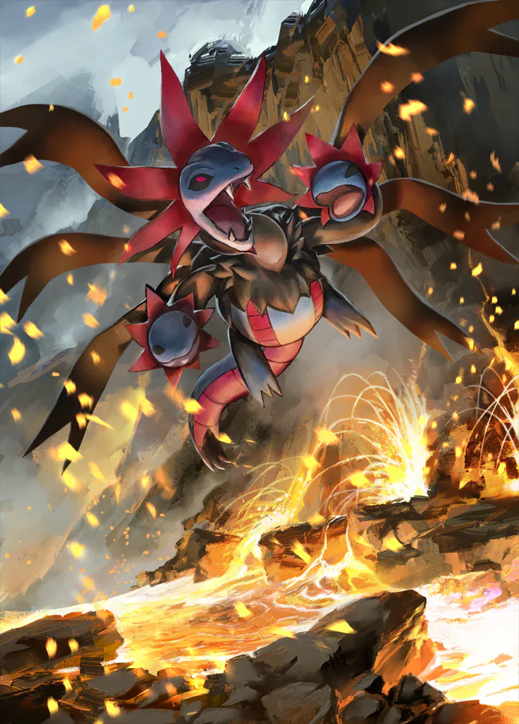 Hydreigon artwork.