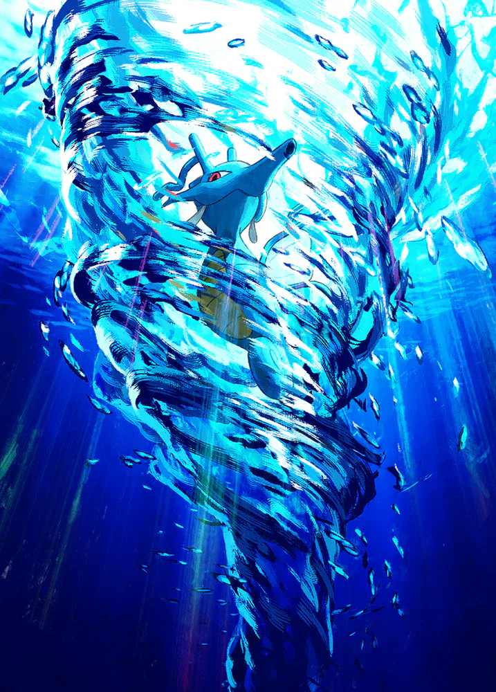 Kingdra ex artwork.