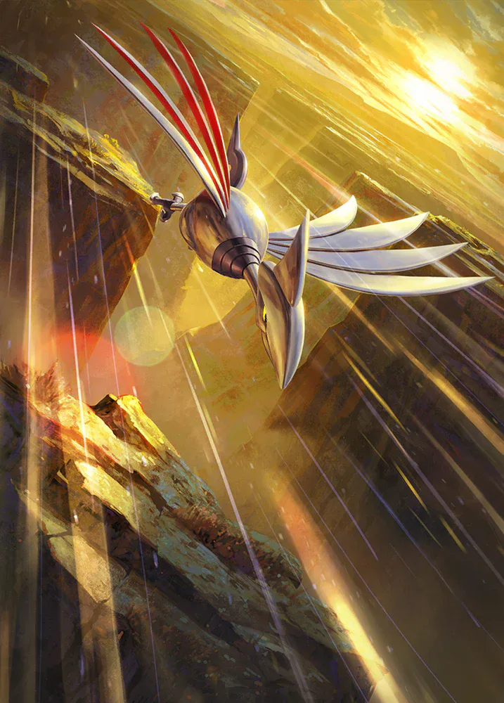 Skarmory ex artwork.