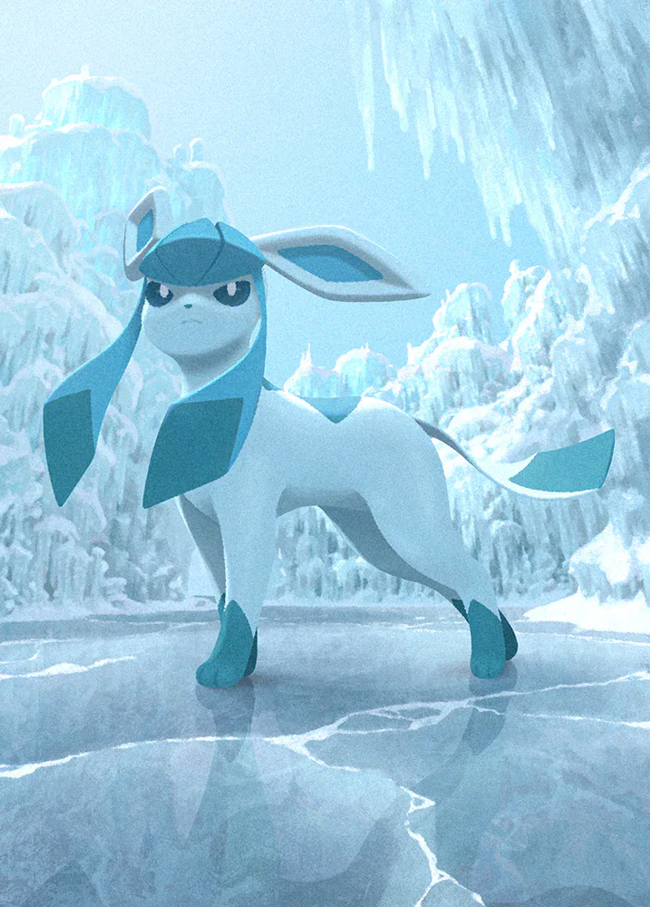 Glaceon artwork.