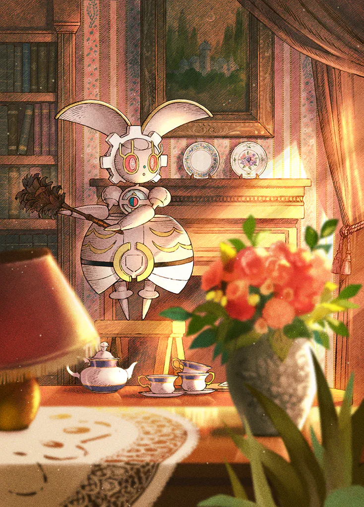 Magearna artwork.