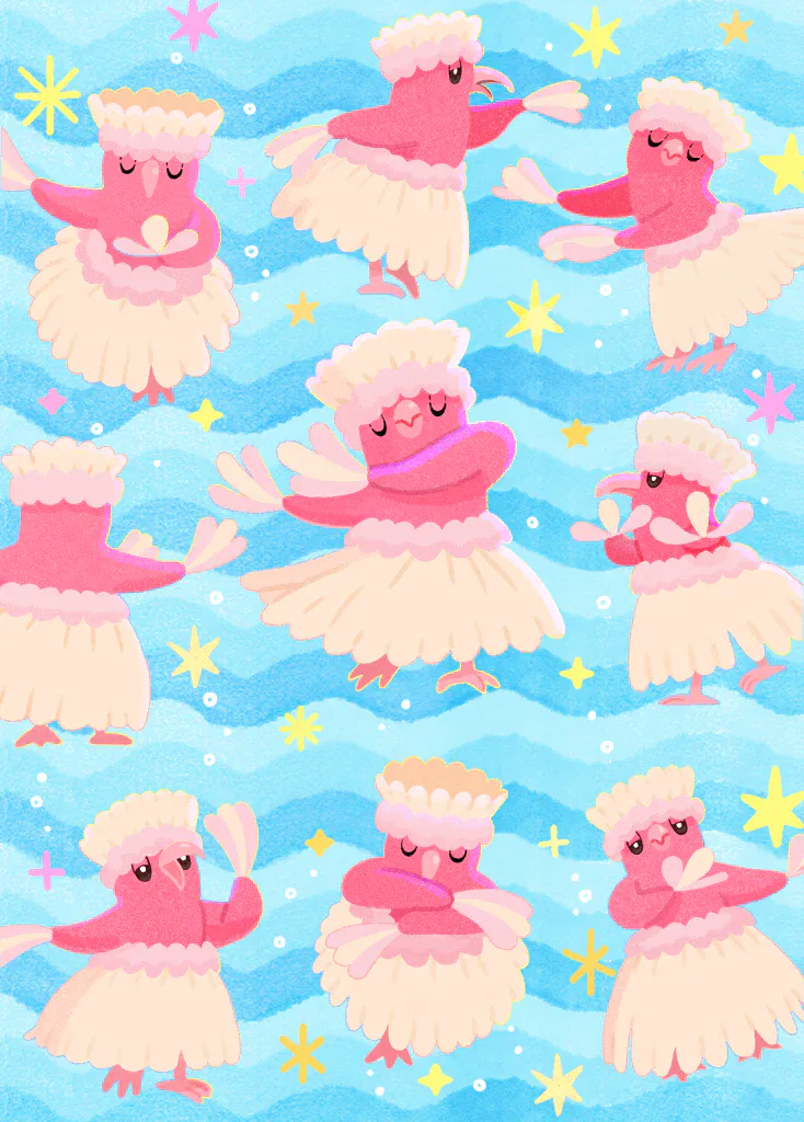 Oricorio artwork.