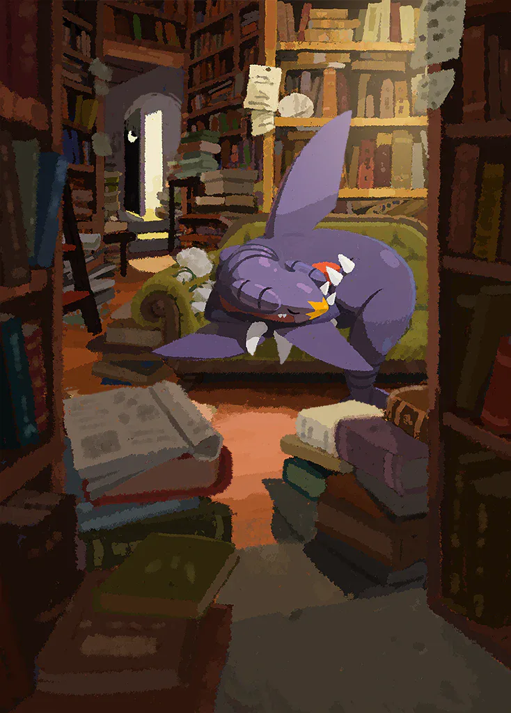 Garchomp artwork.