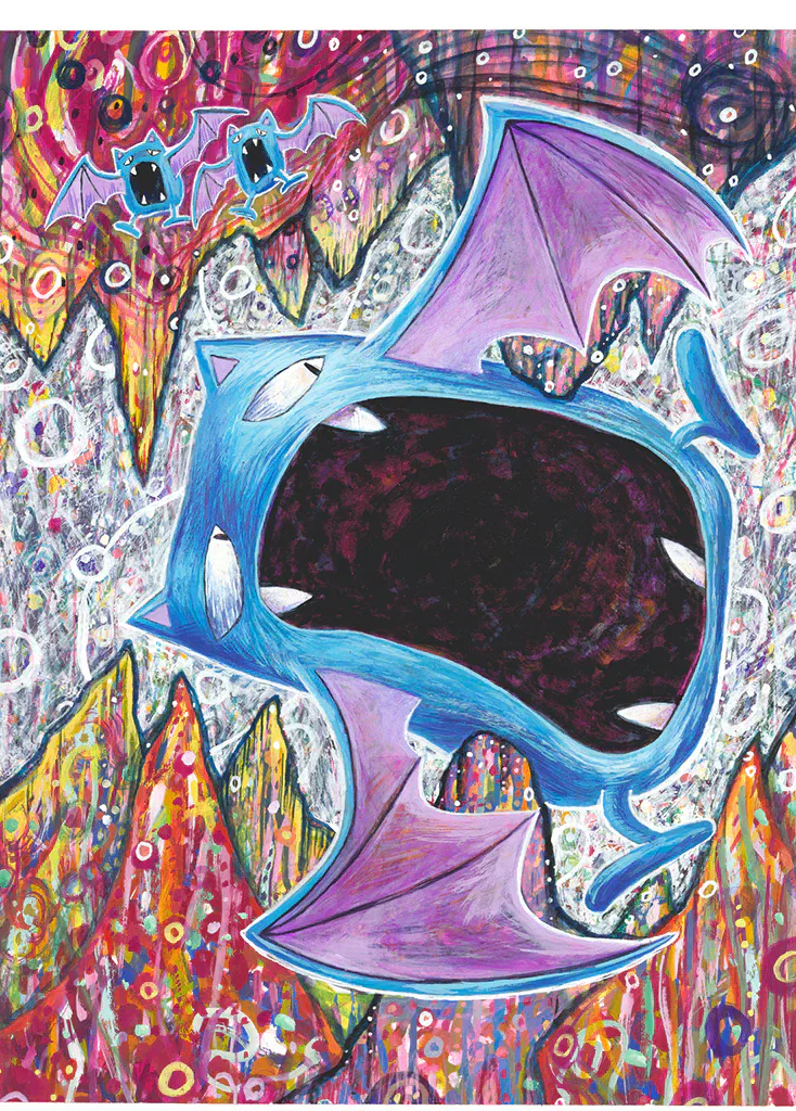 Golbat artwork.