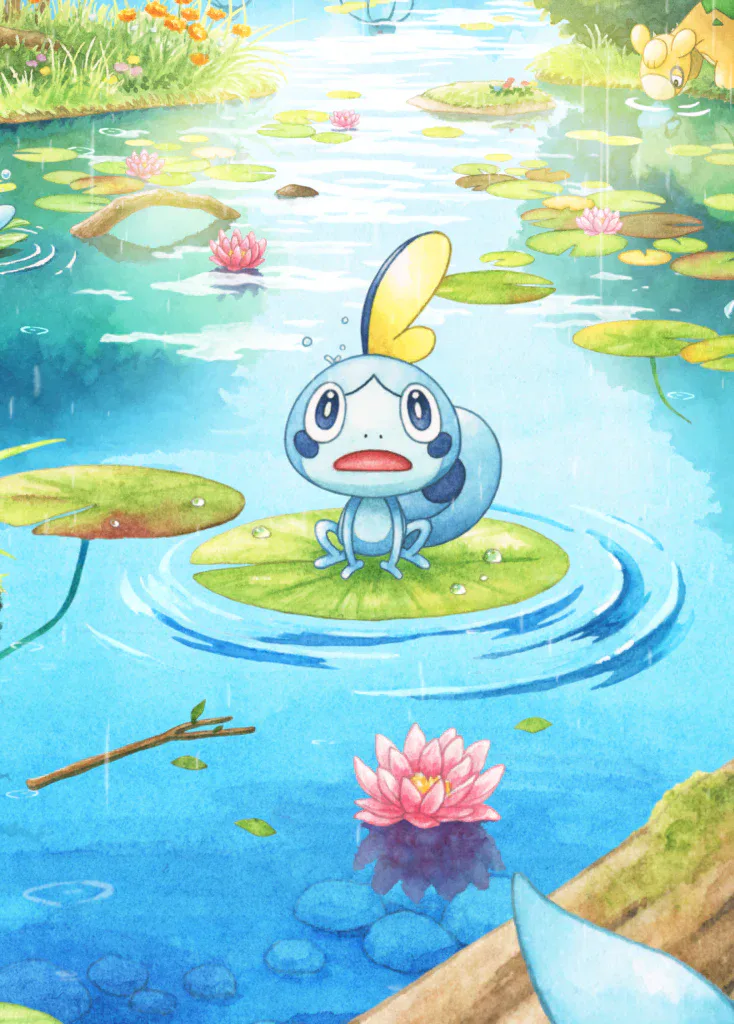 Sobble artwork.
