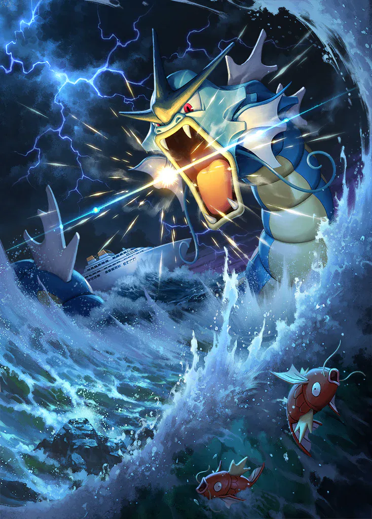 Gyarados artwork.