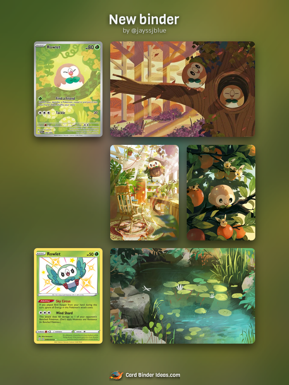 New binder. Michi Method Pokémon card binder idea by @jayssjblue.