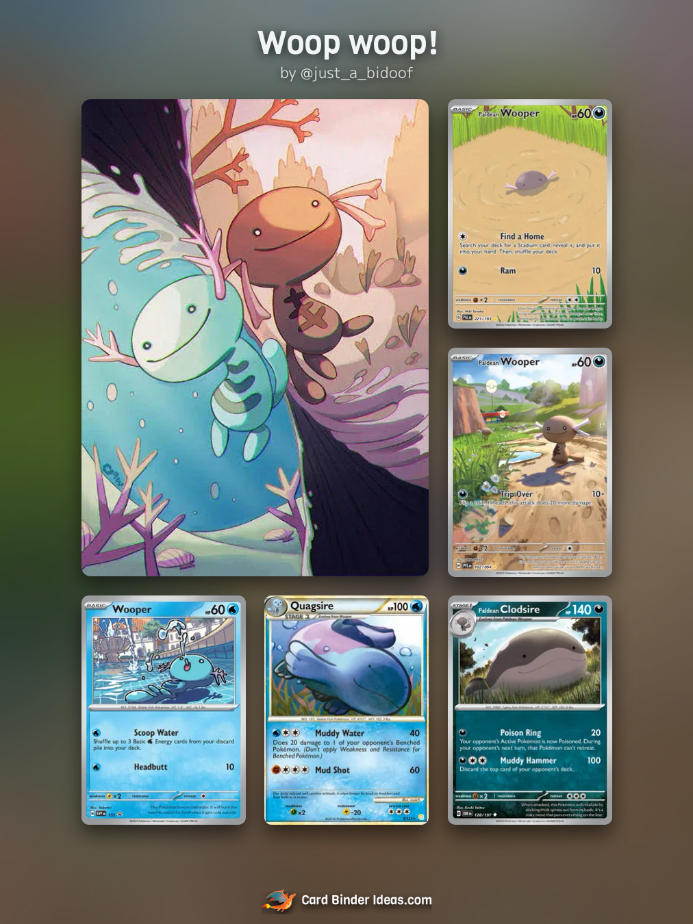Woop woop! Michi Method Pokémon card binder idea by @just_a_bidoof.
