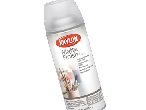Krylon Matte Finish clear spray can