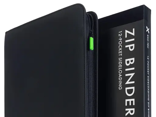 Black Vault X 12-pocket Exo-Tec zip binder