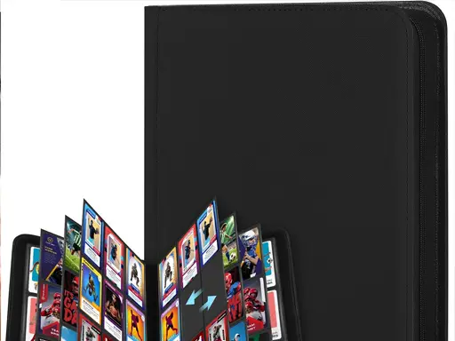 Black Zofly 9-pocket zip binder